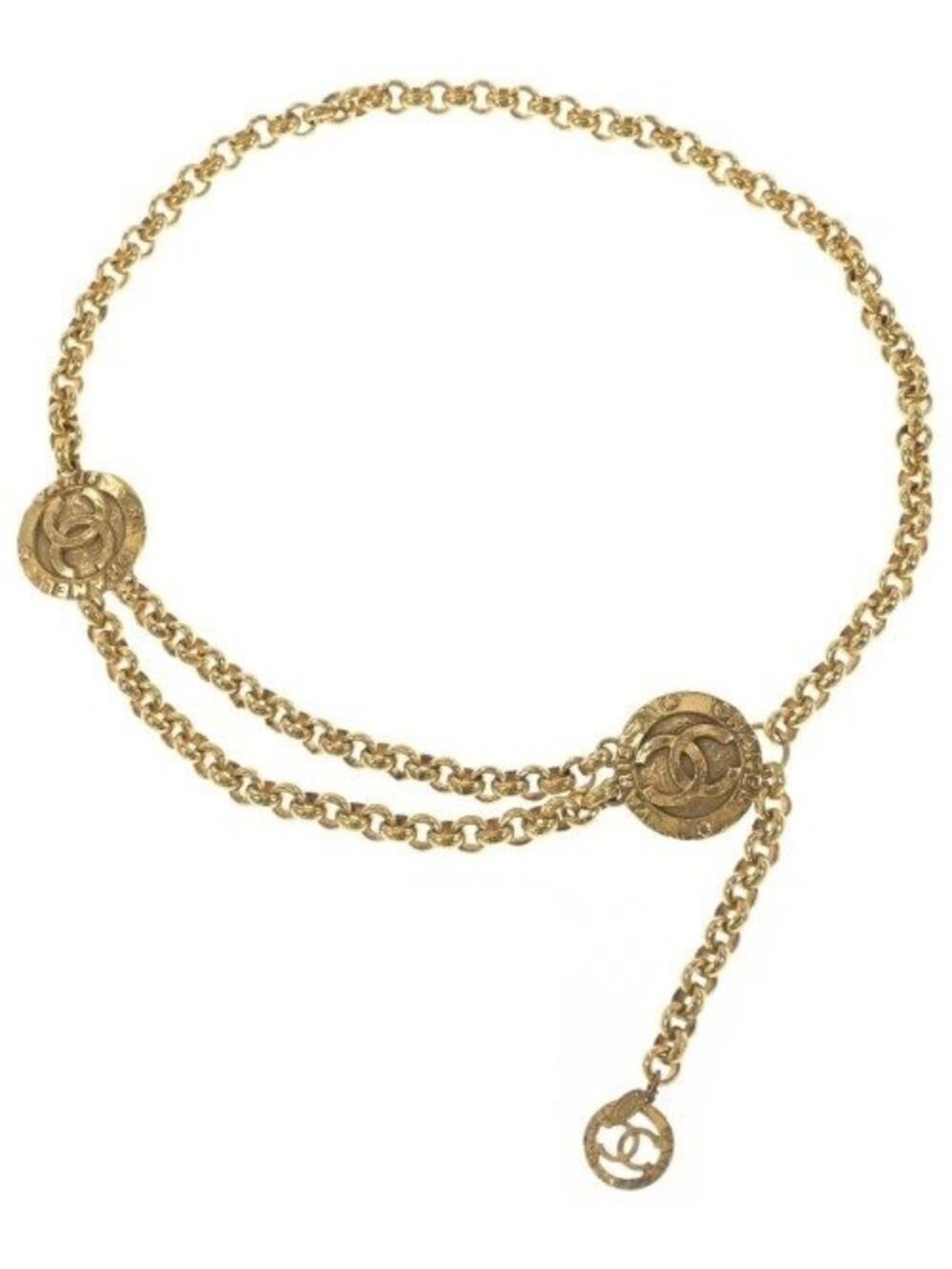 Chanel Belt Gold